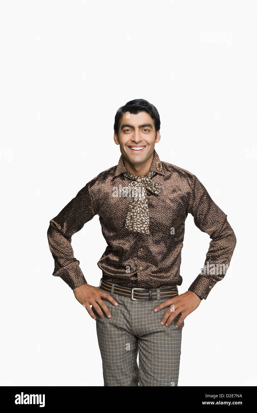 Portrait of a businessman smiling Stock Photo - Alamy