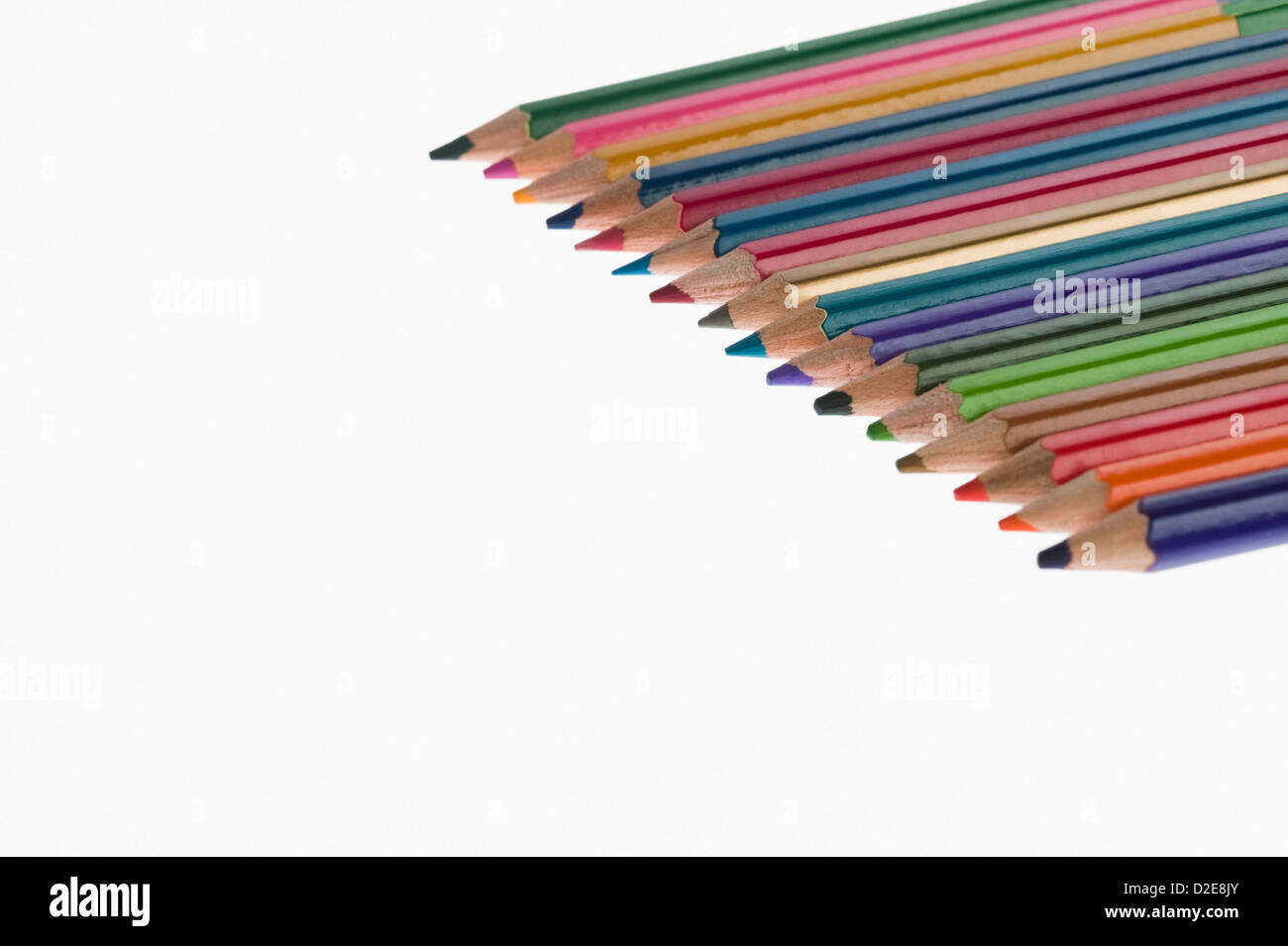 Assortment colored pencils drawing on Cut Out Stock Images & Pictures ...