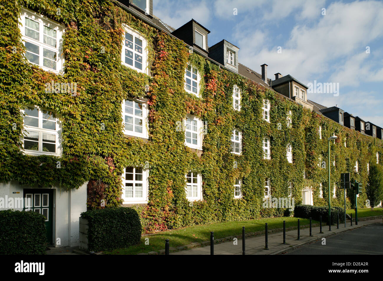 Essen, Germany, residential buildings in the garden city