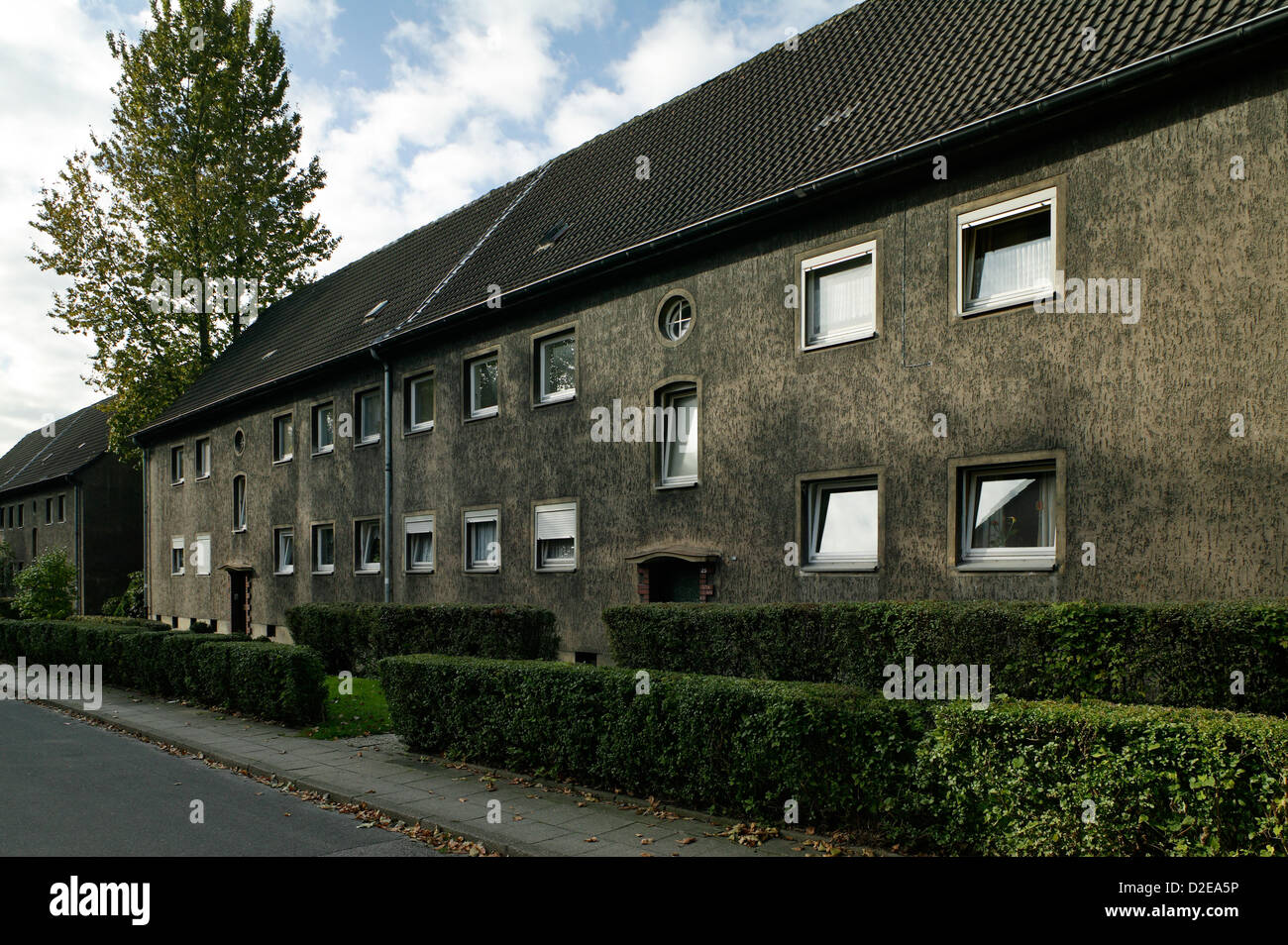 Essen, Germany, old houses in a mining settlement in EssenVogelheim