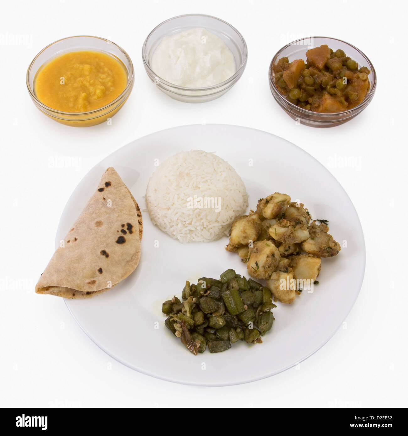 Indian roti Cut Out Stock Images & Pictures - Alamy