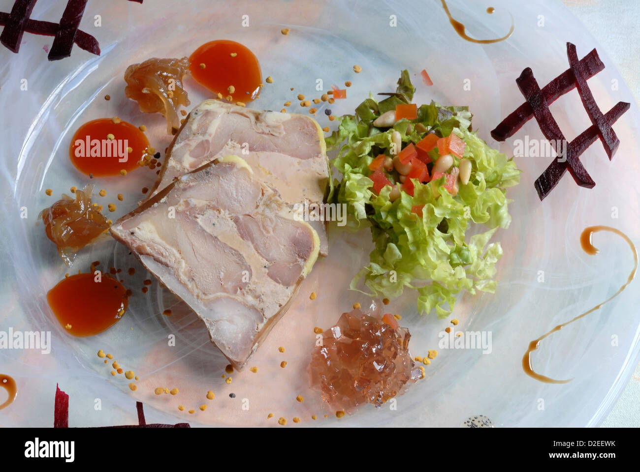 France, Calf's head Stock Photo Alamy