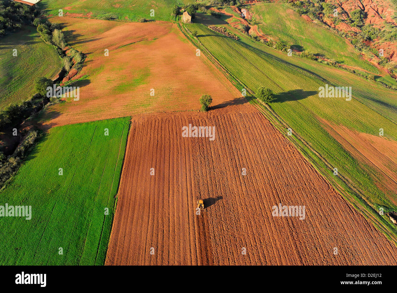 France, Landscape rougier Camarès. Aerial view Stock Photo - Alamy