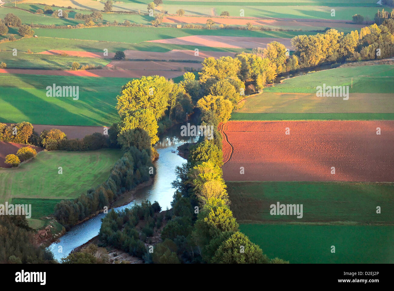 France, Landscape rougier Camarès. Aerial view Stock Photo - Alamy