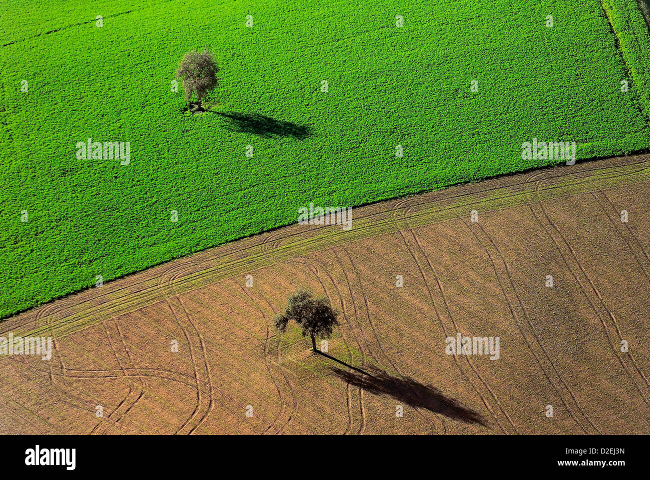 France, Landscape rougier Camarès. Aerial view Stock Photo - Alamy