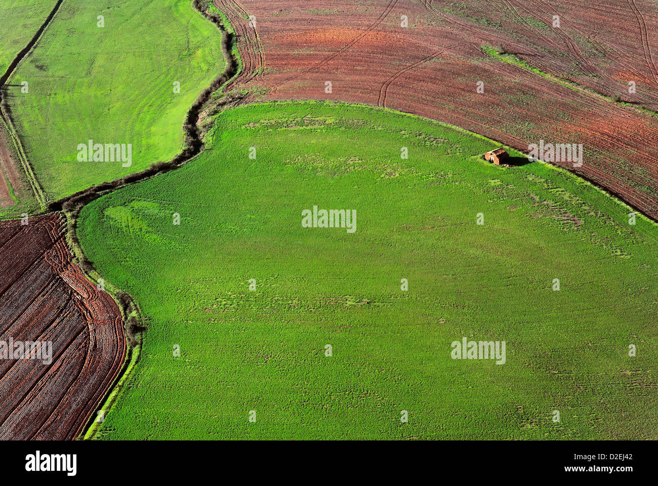 France, Landscape rougier Camarès. Aerial view Stock Photo - Alamy
