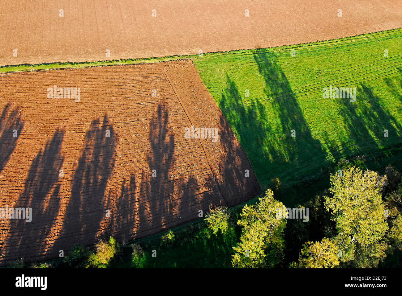 France, Landscape rougier Camarès. Aerial view Stock Photo - Alamy