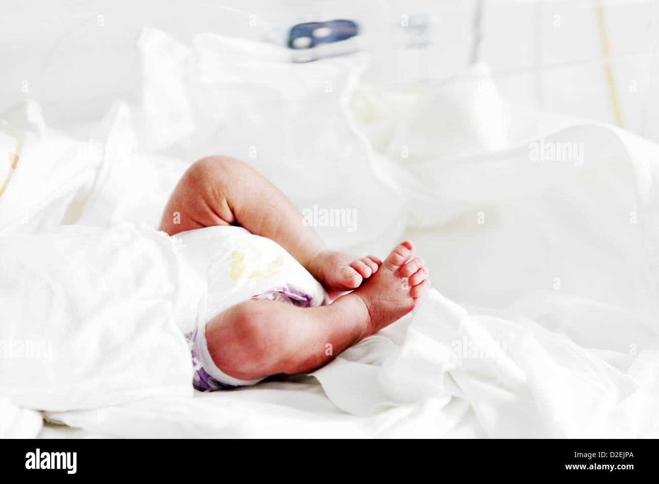 newborn baby in hospital Stock Photo Alamy