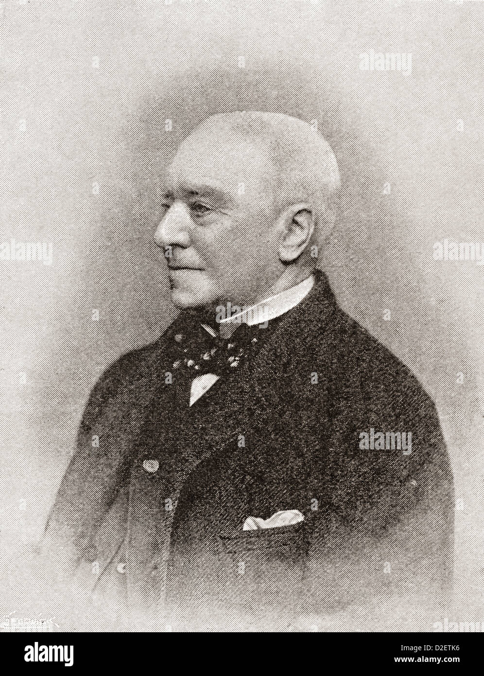 Henry Hawkins, 1st Baron Brampton, 1817 – 1907, aka Sir Henry Hawkins between 1876 and 1899. English judge Stock Photo
