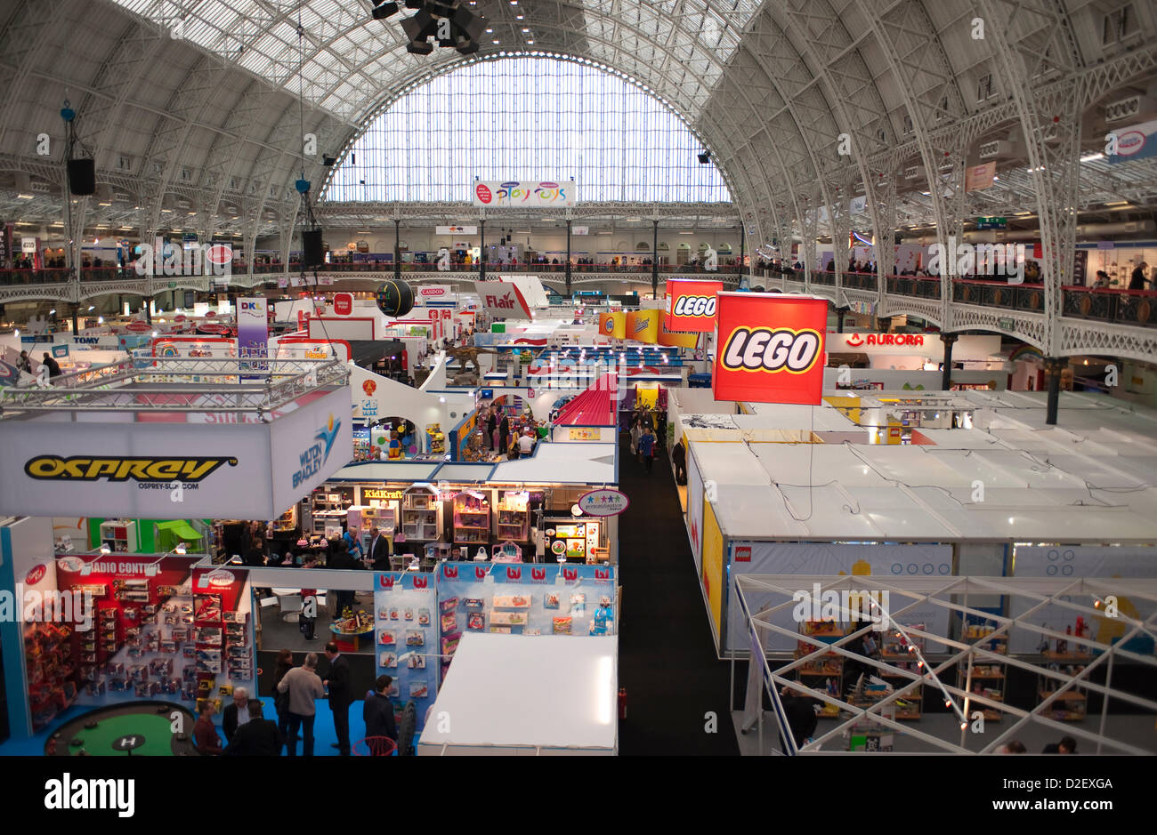 London, UK. 22nd January 2013. Organisers The British Toy & Hobby