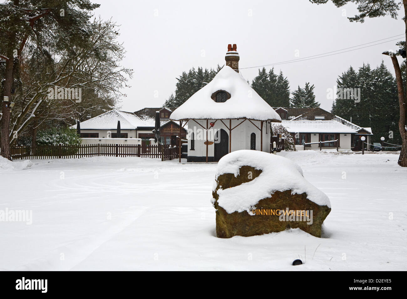 Shampan Restaurant at the Spinning Wheel in Westerham Kent Stock Photo
