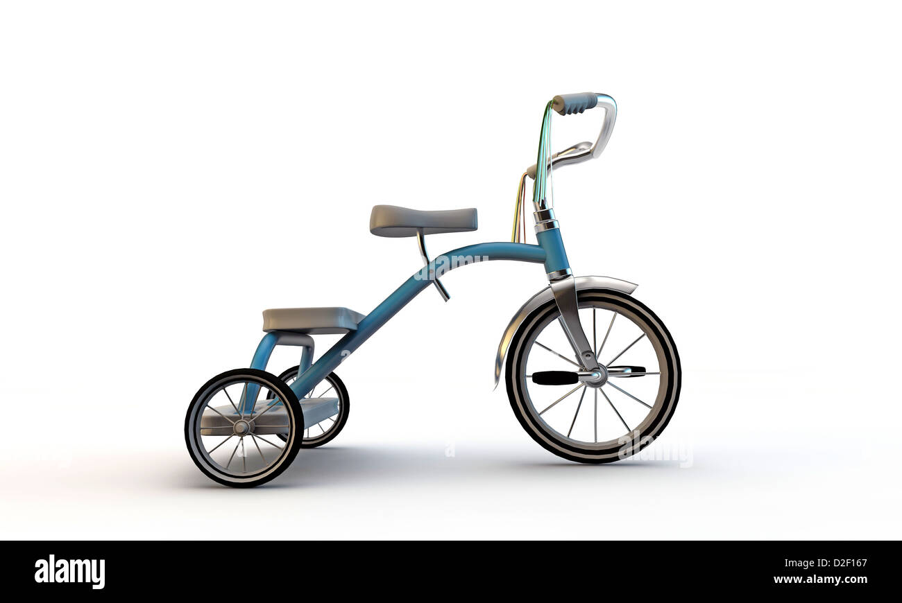 tricycle isolated on white background Stock Photo - Alamy