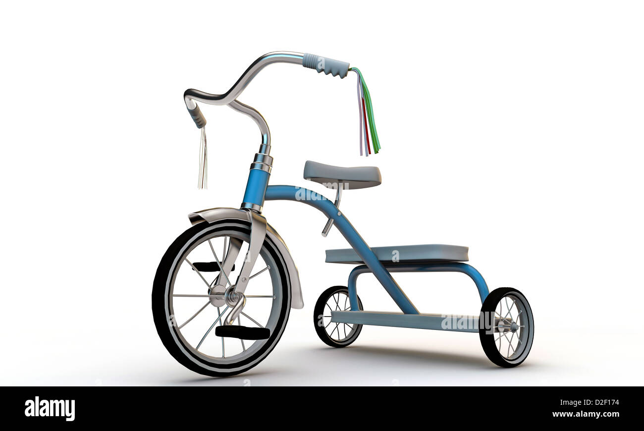 tricycle isolated on white background Stock Photo - Alamy