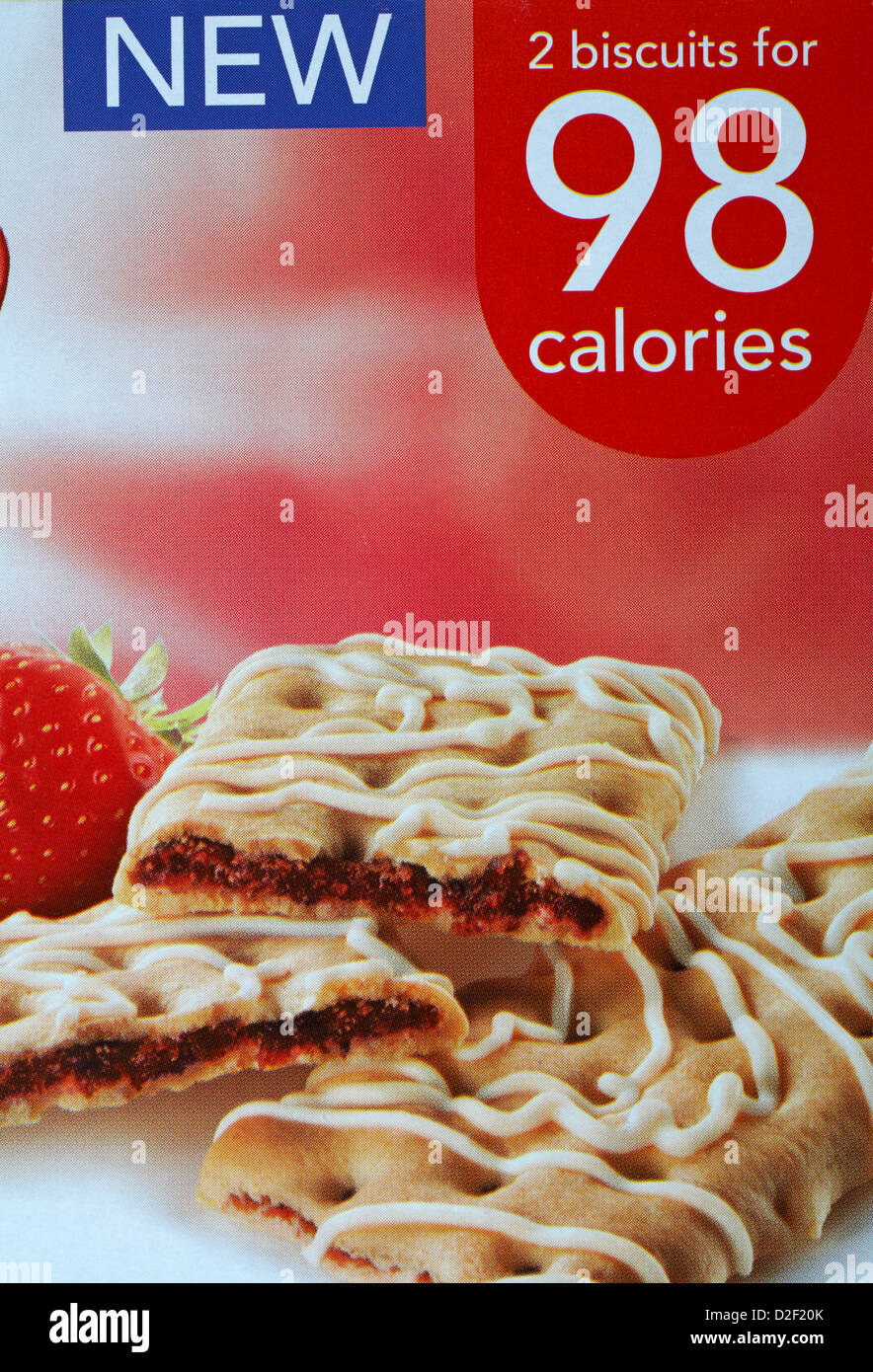 new 2 biscuits for 98 calories on box of Kellogg's Special K Biscuit