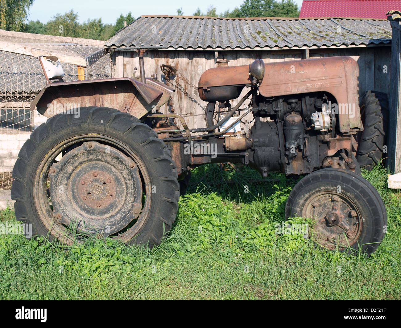 Old Russian Tractor Stock Photos Old Russian Tractor Stock