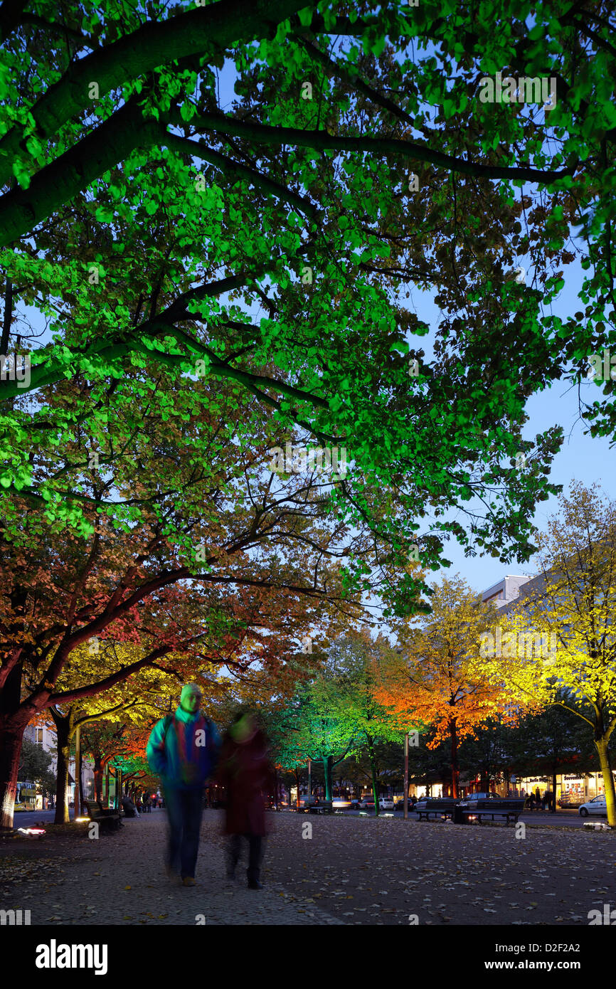 Berlin, Germany, Festival of Lights Unter den Linden Stock Photo Alamy