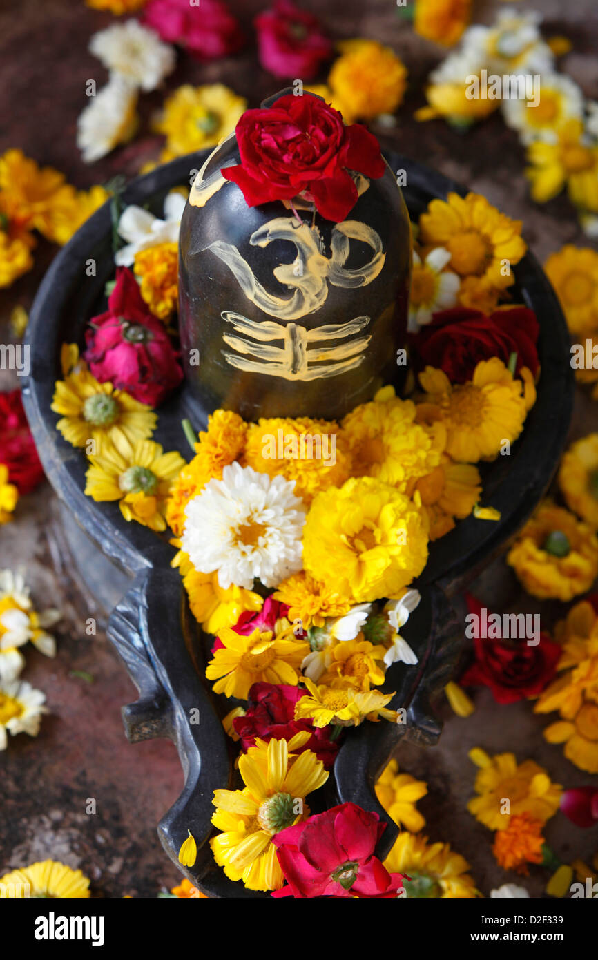 Shiva lingam Vrindavan. India Stock Photo - Alamy
