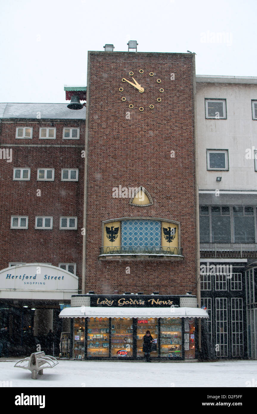 Broadgate Clock Coventry Broadgate Clock High Resolution Stock Photography and Images ...