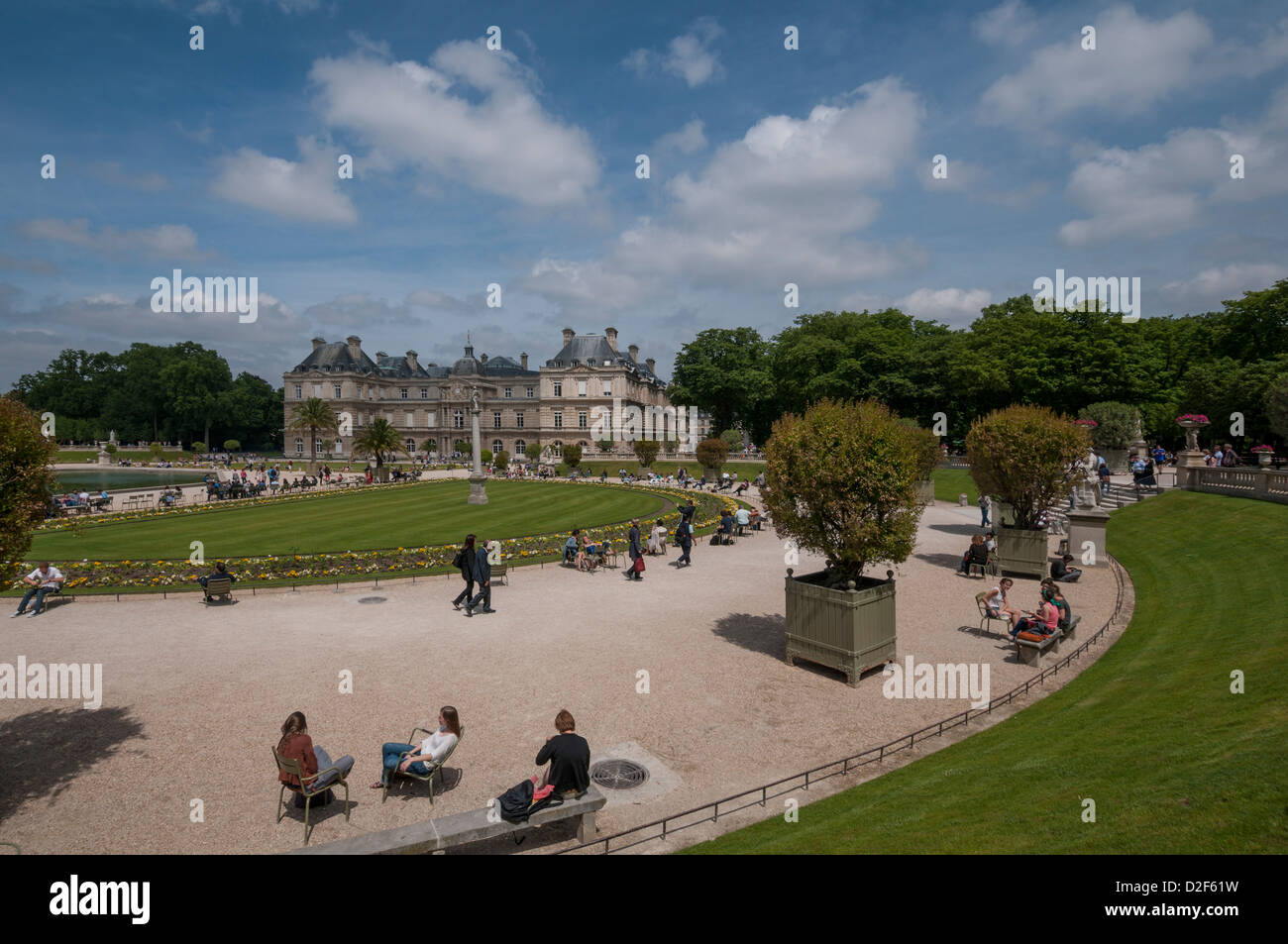 The Jardin du Luxembourg,Paris,France Stock Photo