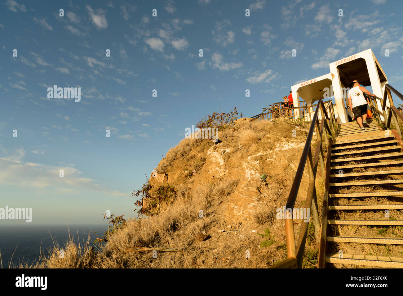 Top of Diamond Head Crater, Oahu, Hawaii, USA Stock Photo Alamy