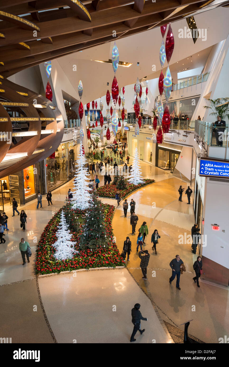 The Crystals shopping, dining, and entertainment complex at CityCenter
