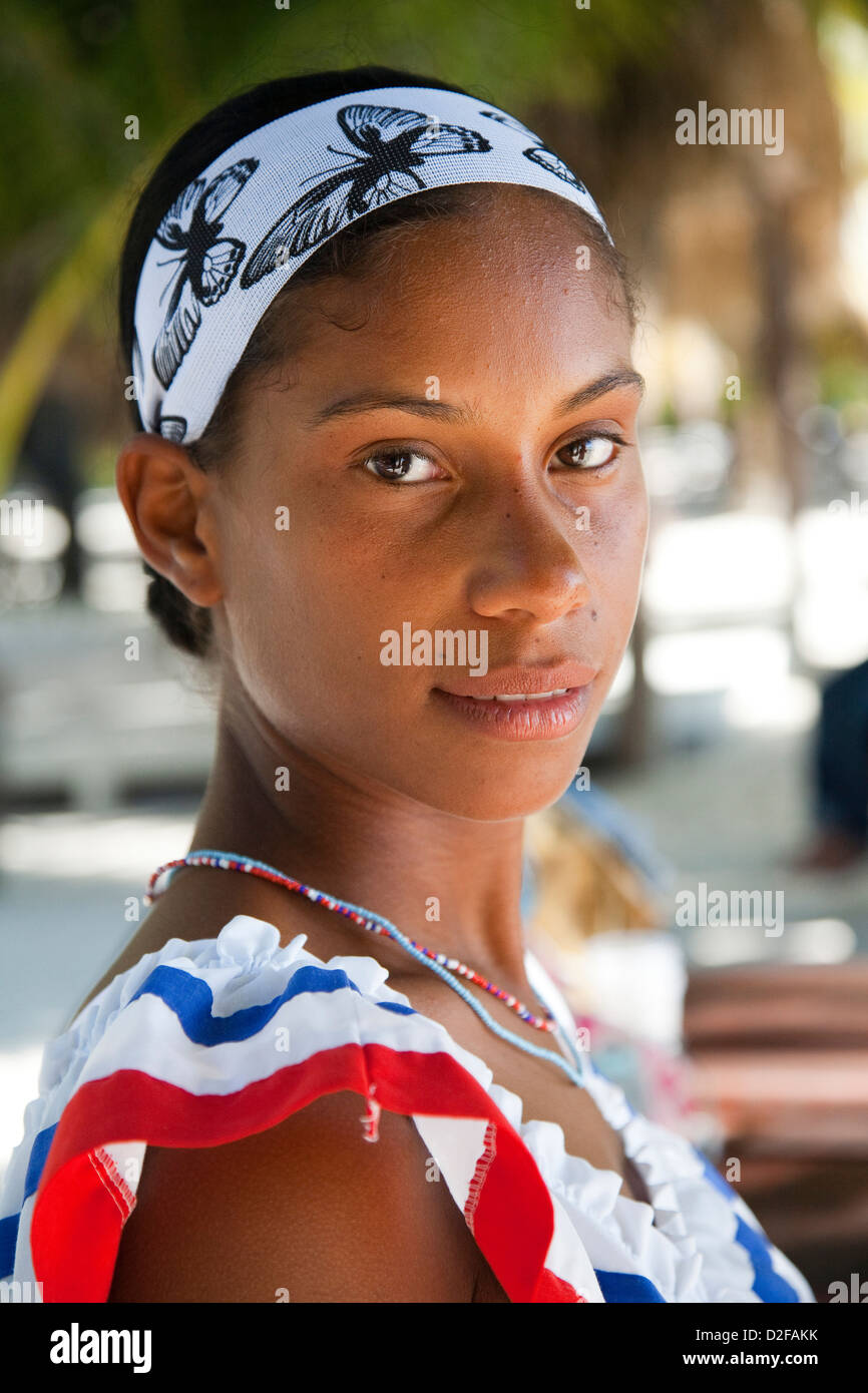 Dominican republic young girl hires stock photography and images Alamy