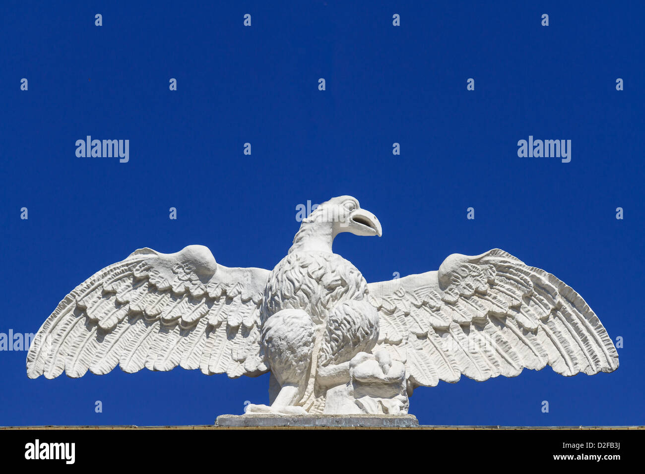 Eagle Stone Statue (Architectural detail) Stock Photo