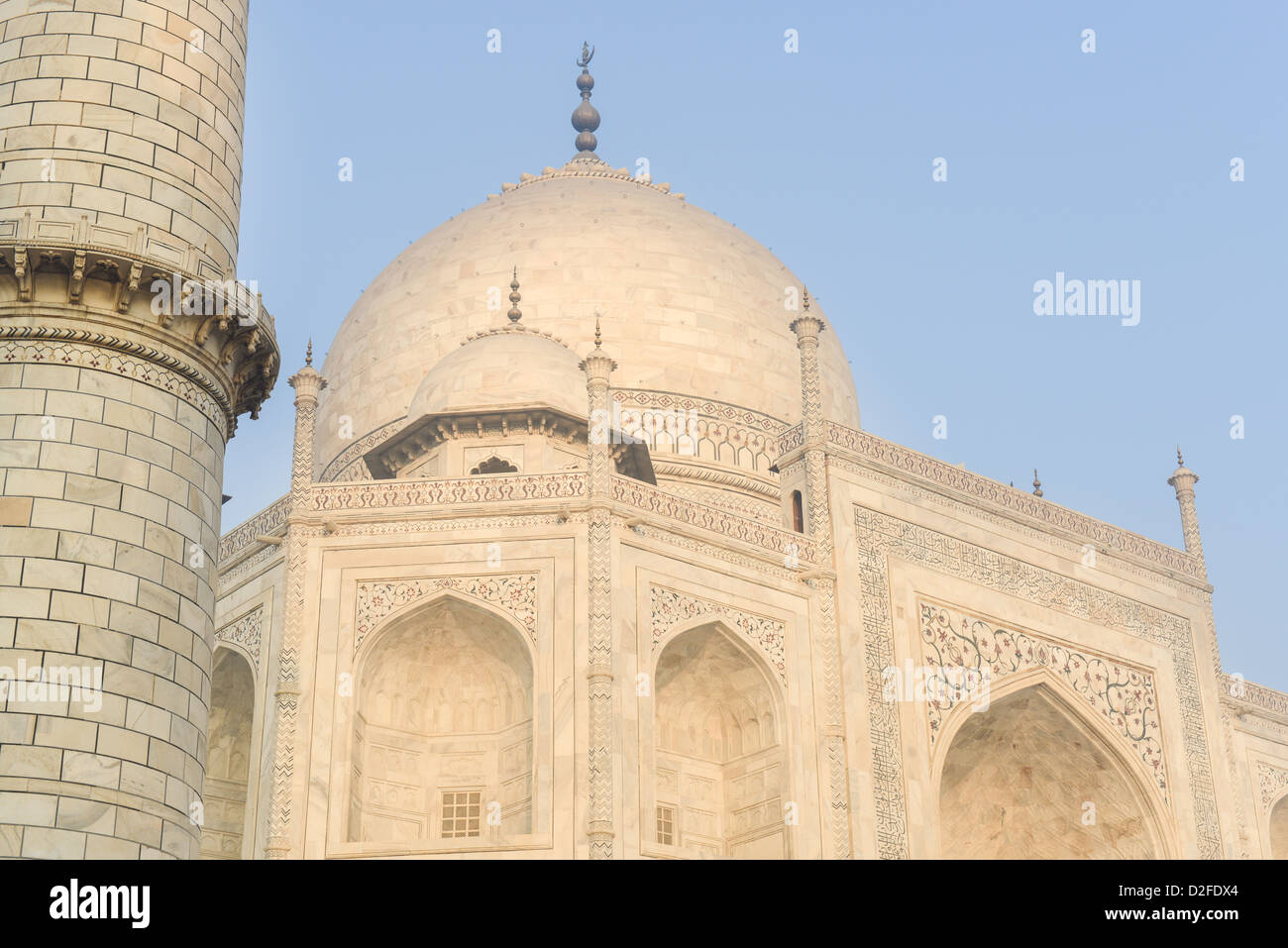 Taj Mahal Close Up Stock Photo