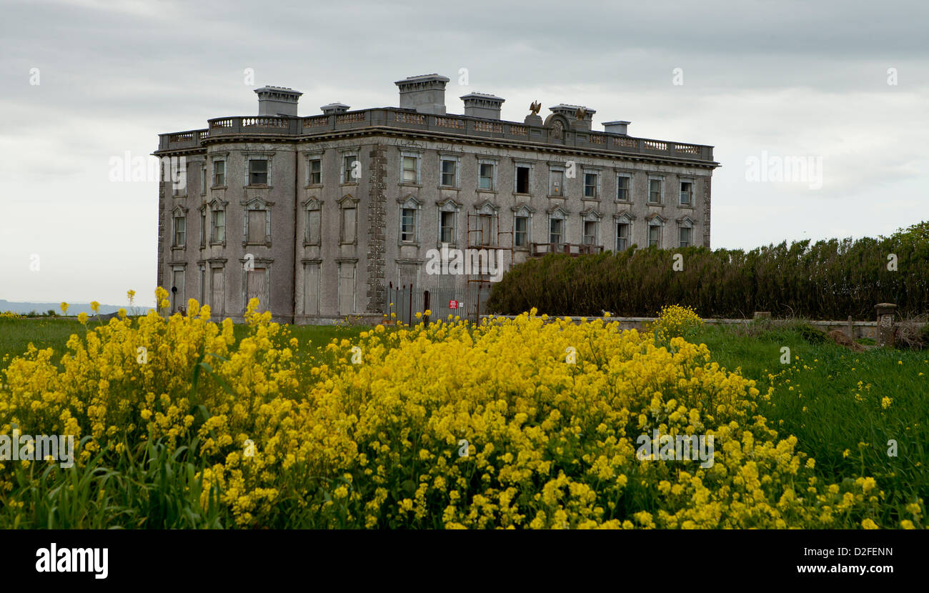 Loftus Hall Wexford is the most haunted house in Ireland Stock Photo
