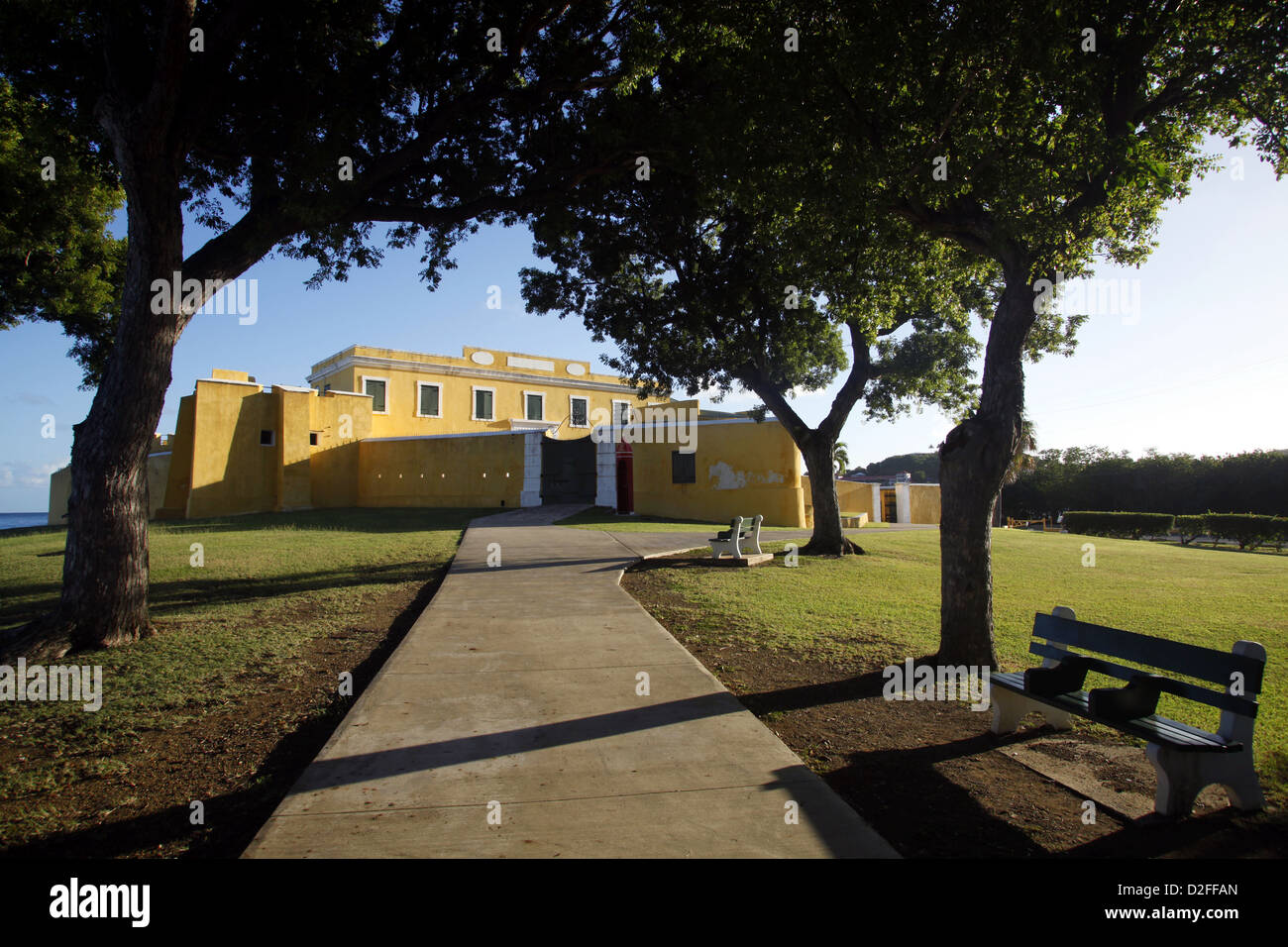 Fort Christiansvaern, Christiansted, St. Croix, US Virgin Islands, Caribbean Stock Photo