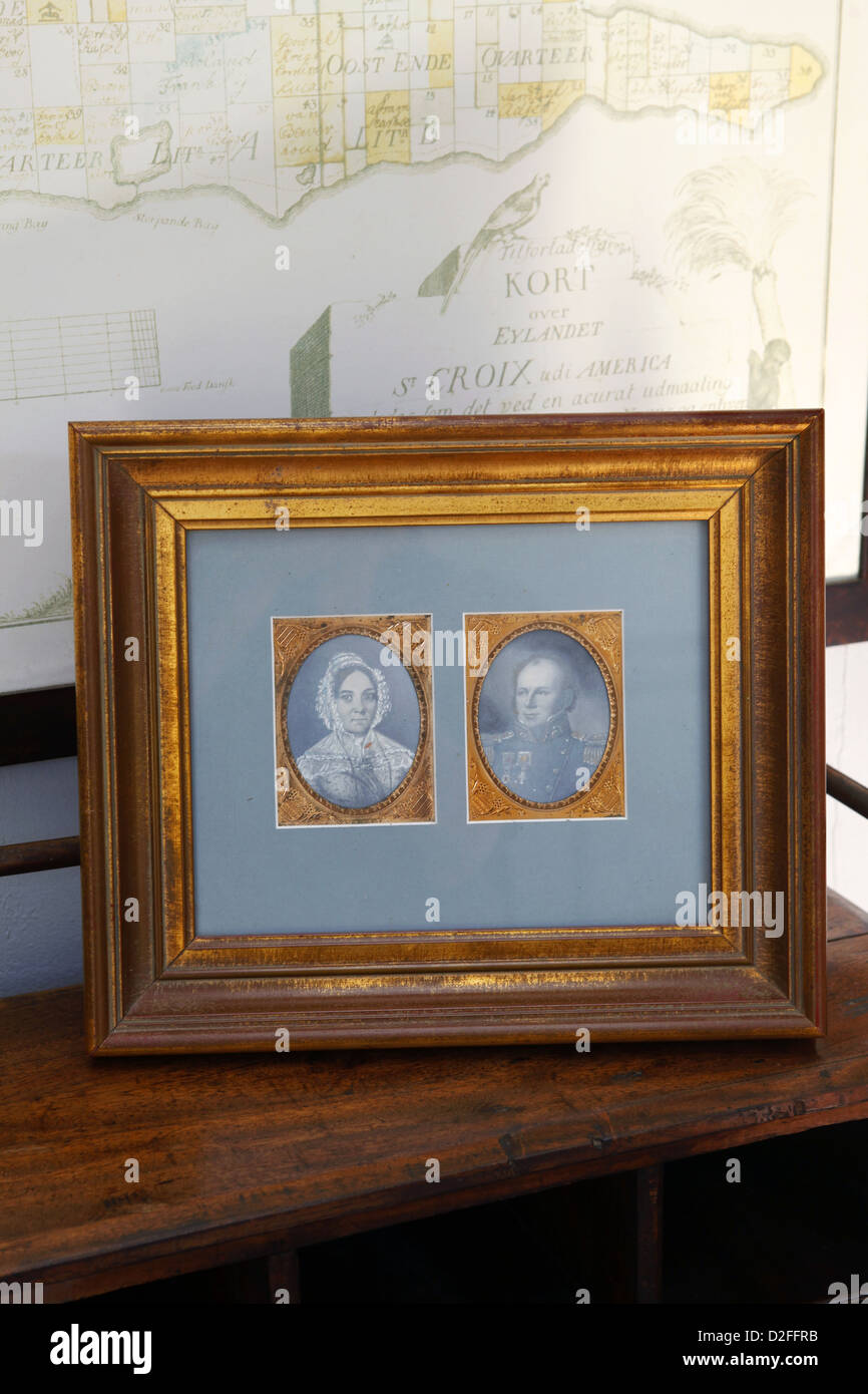 Portraits of Anna Elizabeth Heegaard & Peter von Scholten, Whim