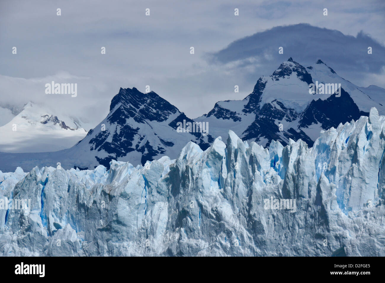 Perito Moreno Glacier, Los Glaciares National Park, Patagonia, Argentina Stock Photo