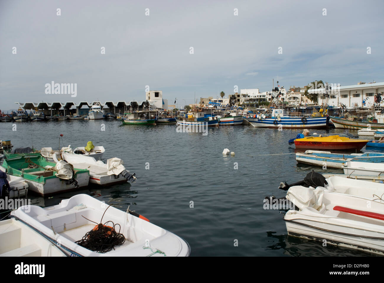 Port of Kelibia on the Cap Bon peninsula in Tunisia Stock Photo - Alamy