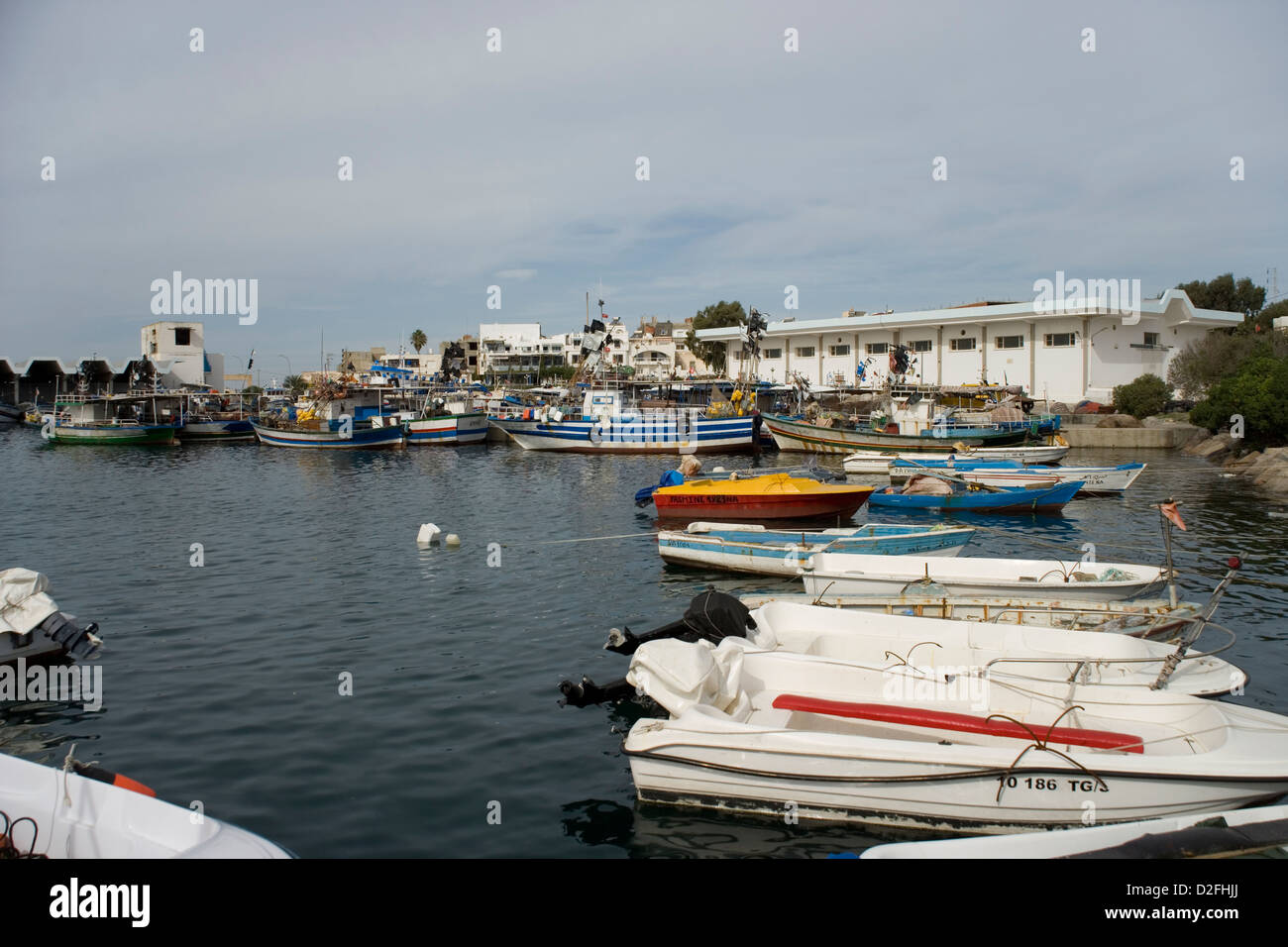 Port of Kelibia on the Cap Bon peninsula in Tunisia Stock Photo - Alamy