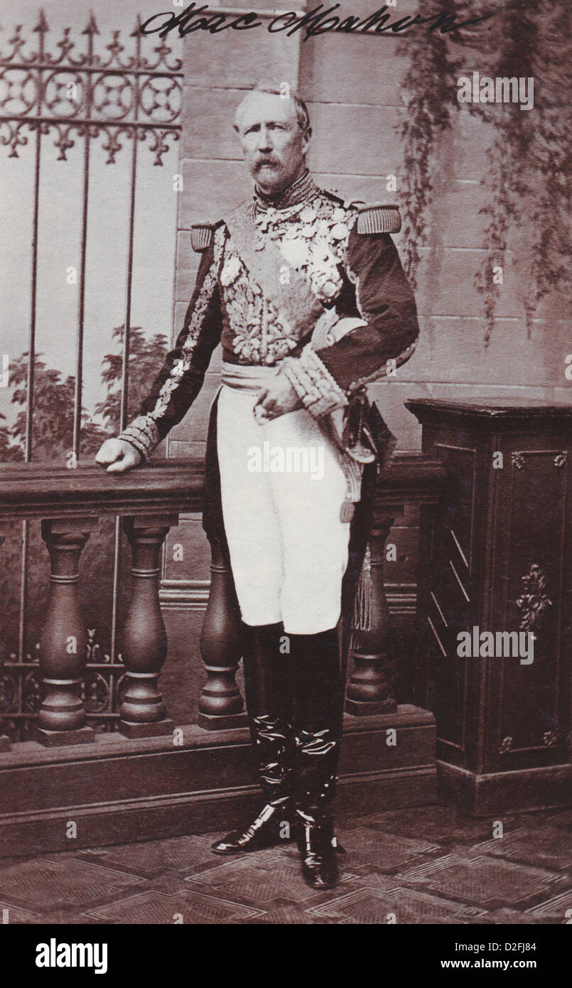 Marie Edme Patrice Maurice, Comte de Mac-Mahon, Duc de Magenta, 1808-1893, French general, president of the Third Republic Stock Photo