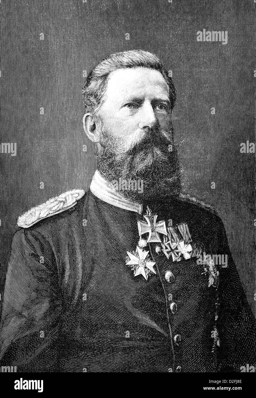 Friedrich III, Frederick III of Prussia, 18311888, German Emperor Stock Photo 53204046 Alamy