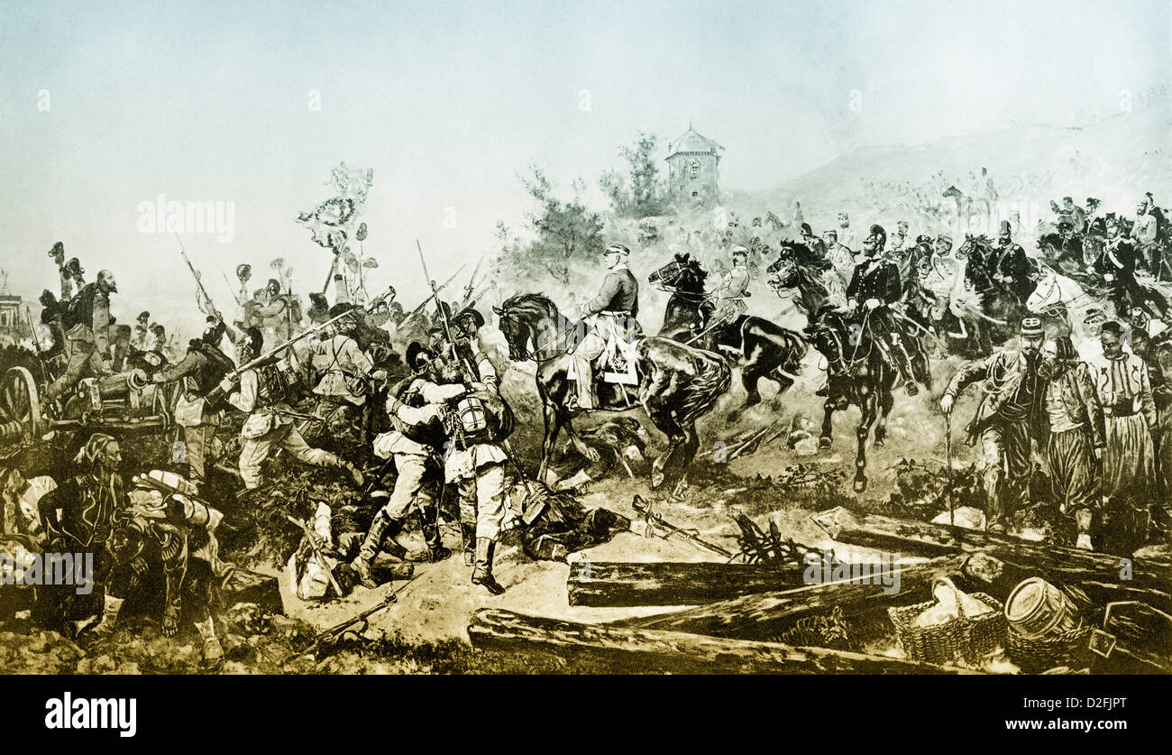 Jakob Freiherr von Hartmann, 1795-1873, General of Infantry,  Bavarian Army, siege of Paris, Franco-Prussian War, 1870-1871 Stock Photo