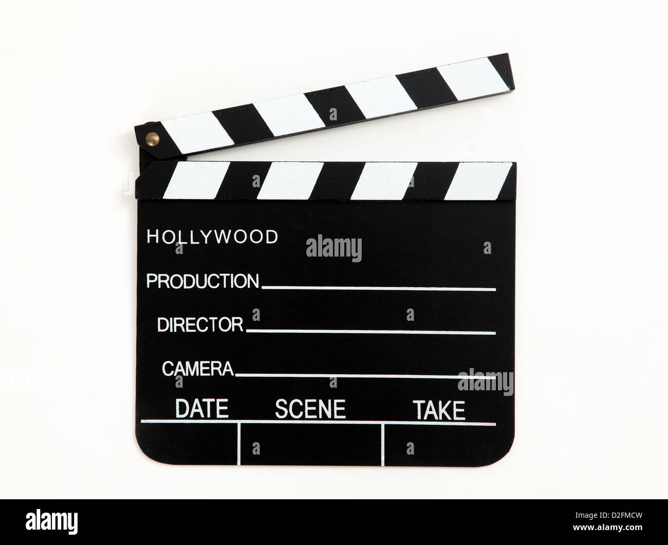 Hollywood Clapperboard Stock Photo