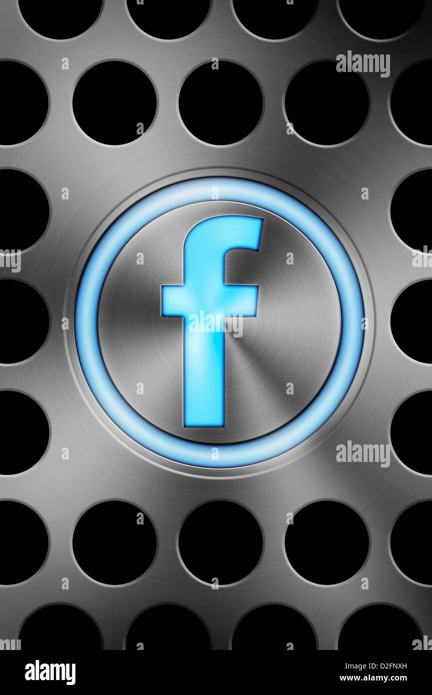 Facebook icon Stock Photo