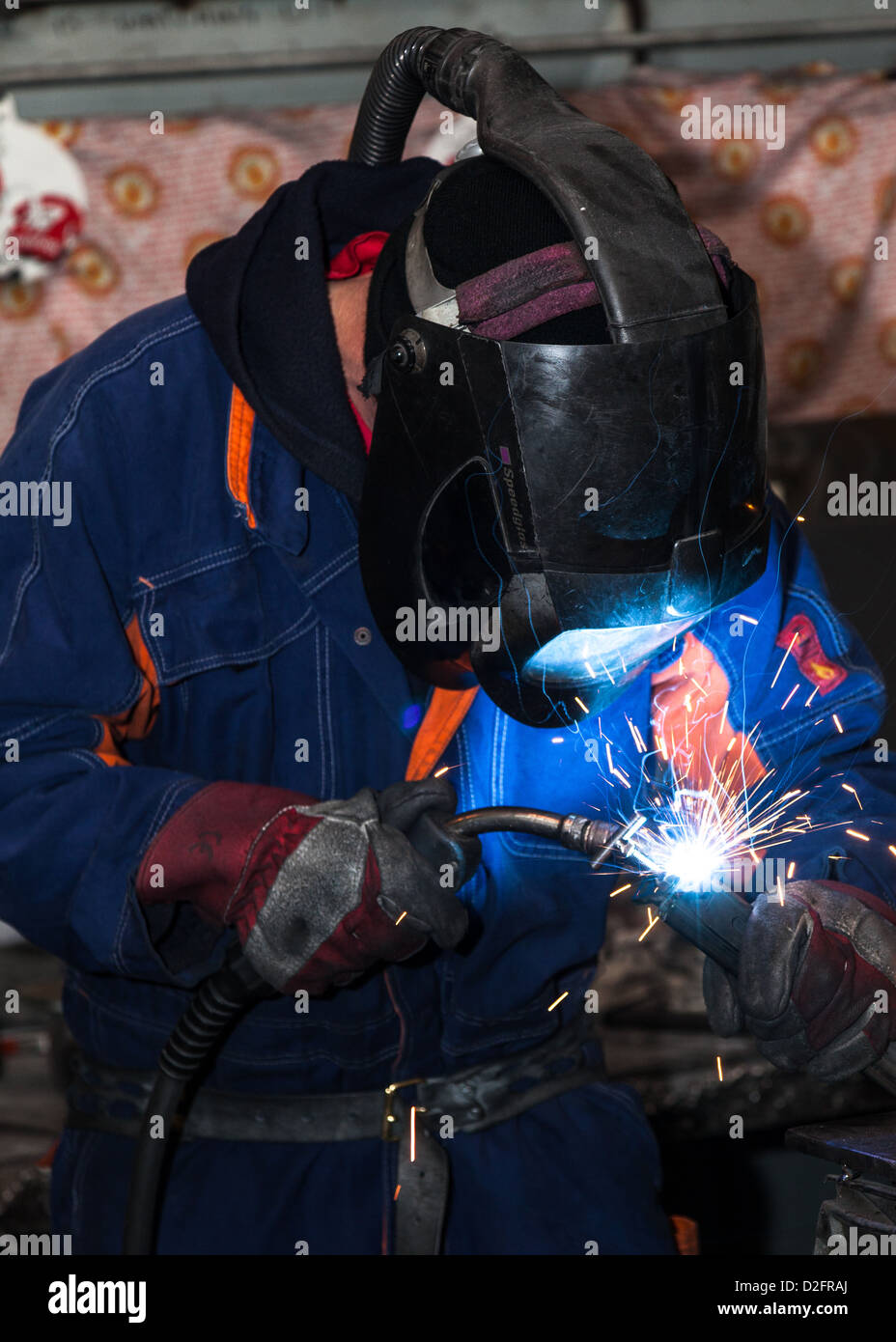 The Welder and Metal Fabricator Stock Photo