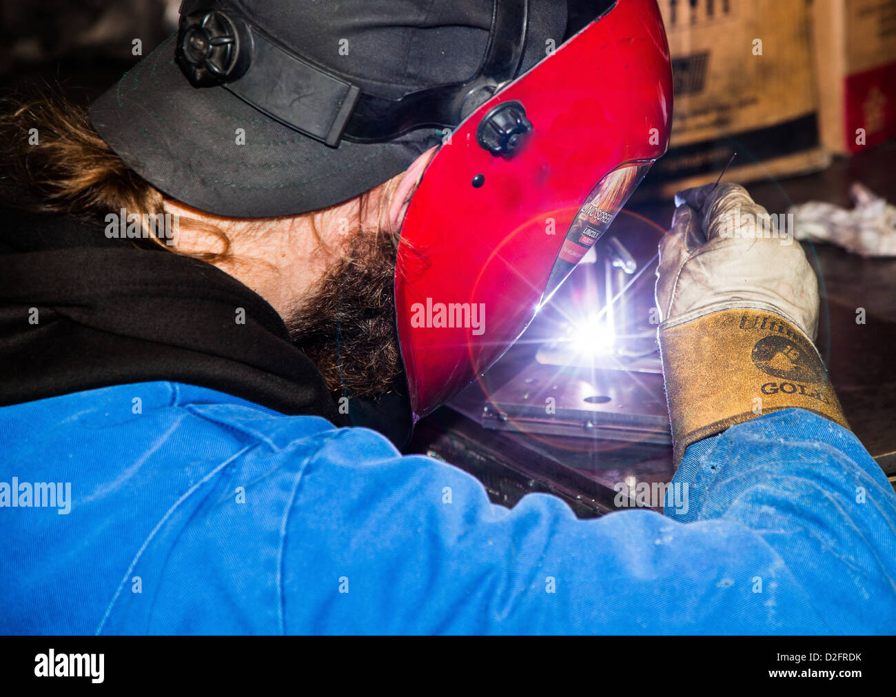 The Welder and Metal Fabricator Stock Photo