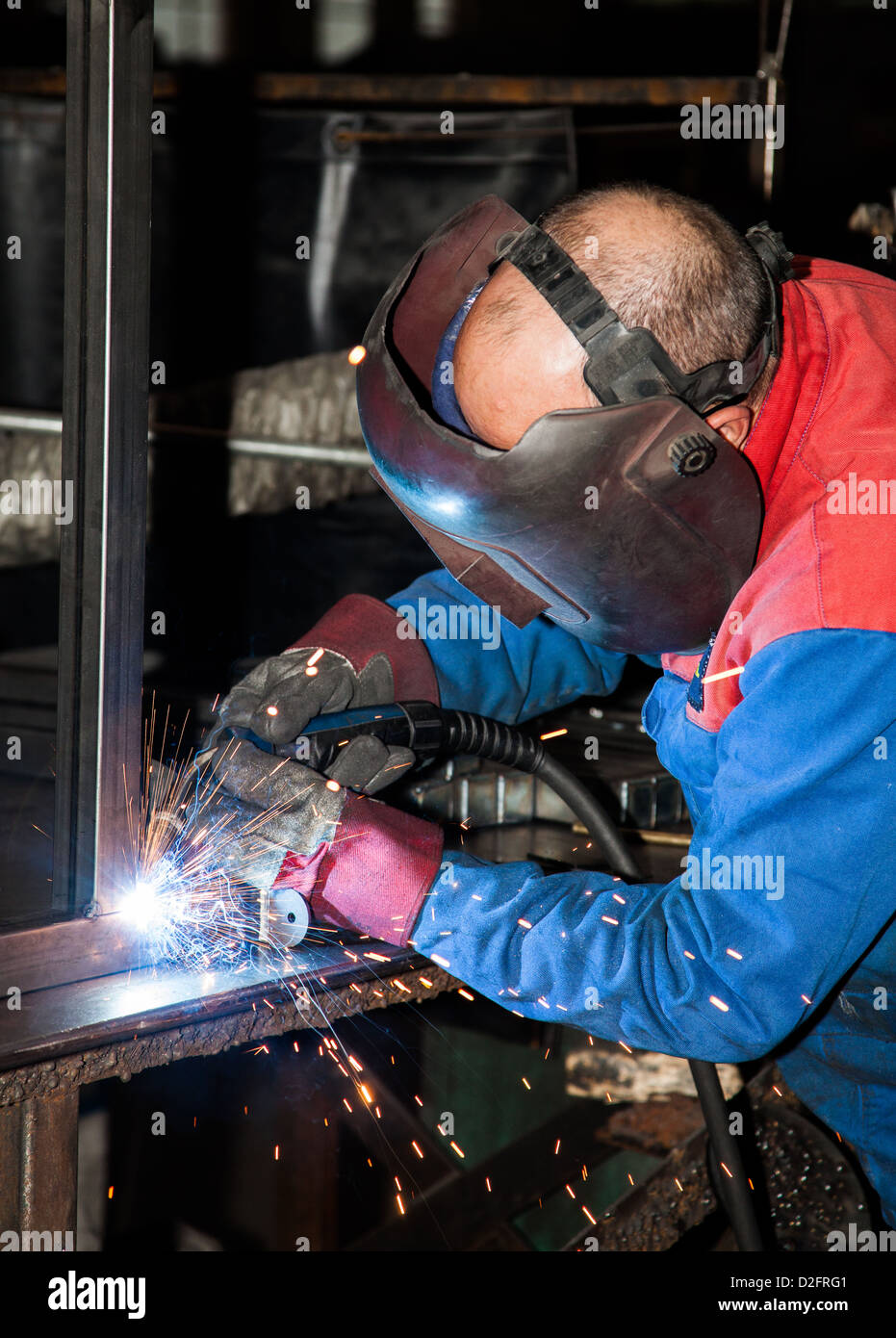 The Welder and Metal Fabricator Stock Photo