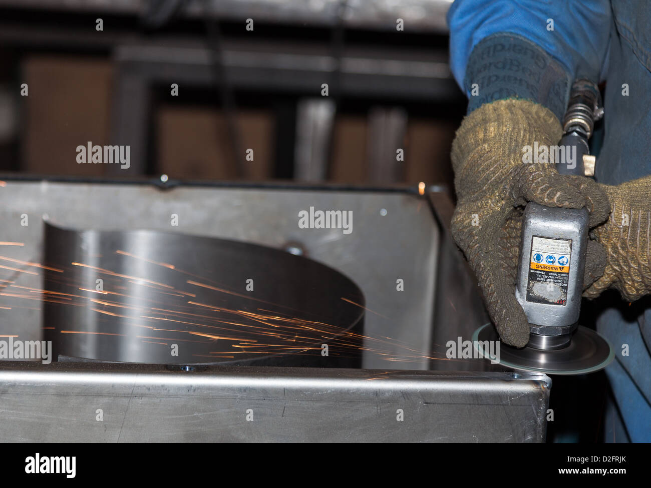 The Welder and Metal Fabricator Stock Photo