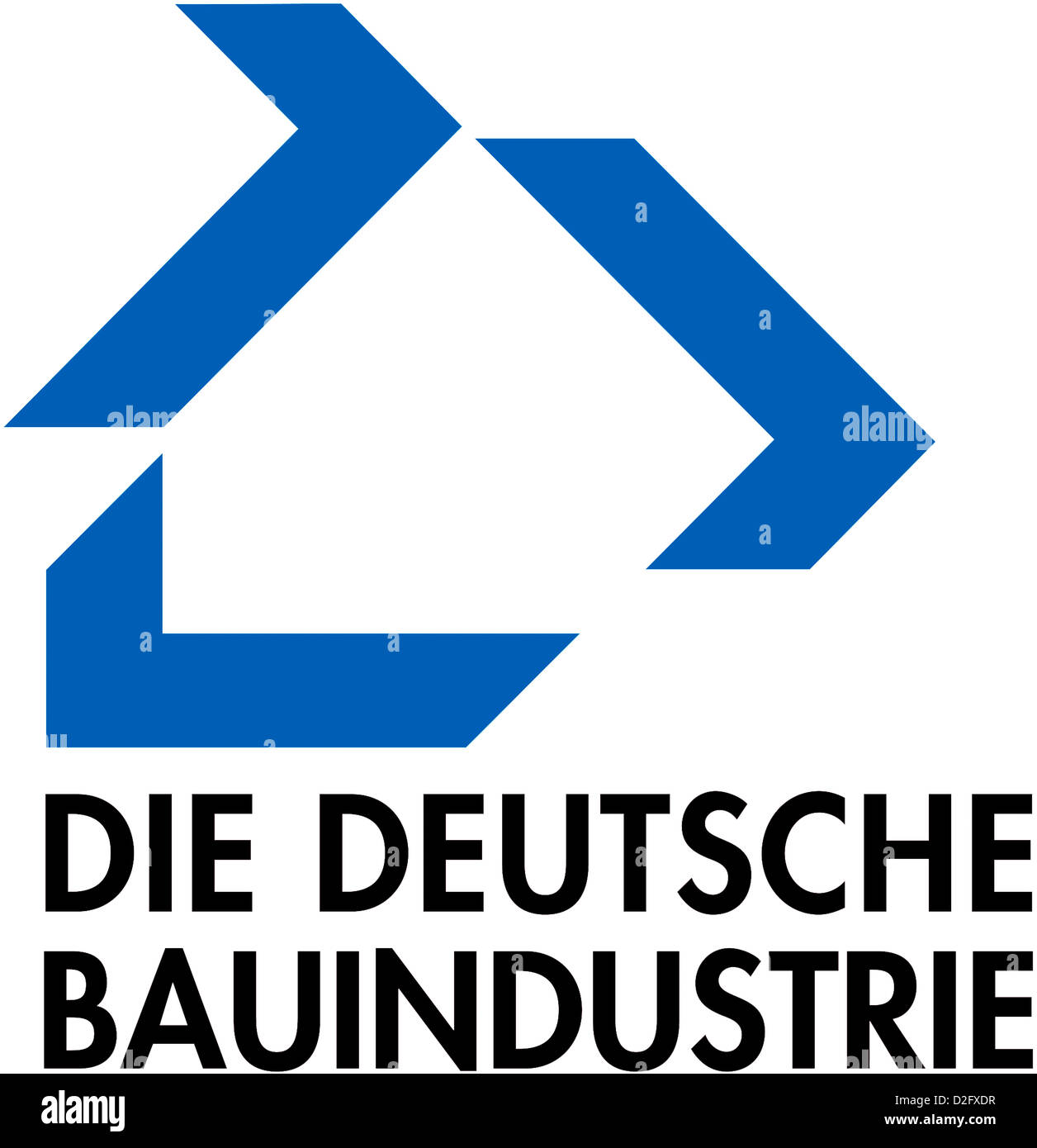 Logo of the German building industry with seat in Berlin Stock Photo Alamy