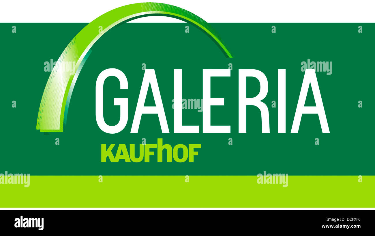 Logo of the German chain of department stores Galeria Kaufhof with seat in Cologne. Stock Photo