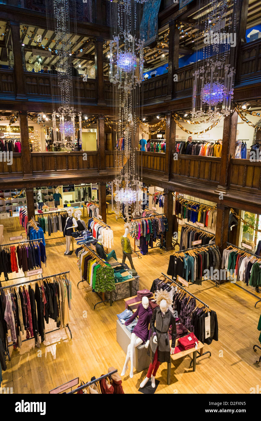Inside the Liberty store, Regent Street, London, UK Stock Photo