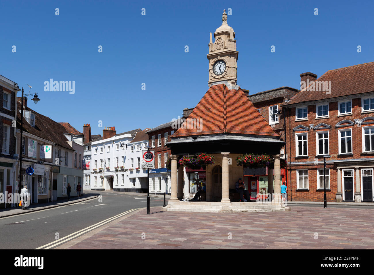 The Clock Tower on Northbrook Street Stock Photo