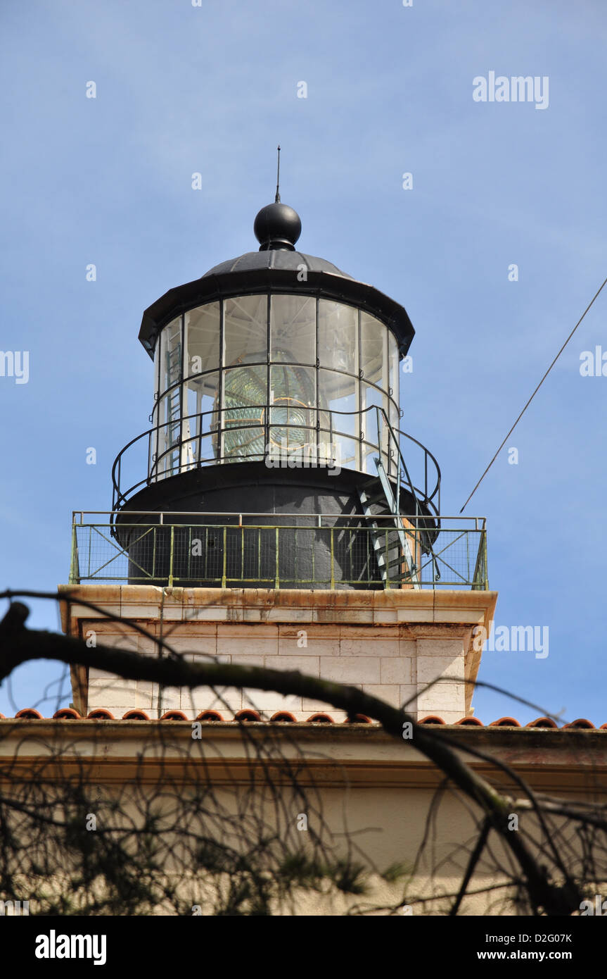 Lighthous of Porquerolles island Stock Photo