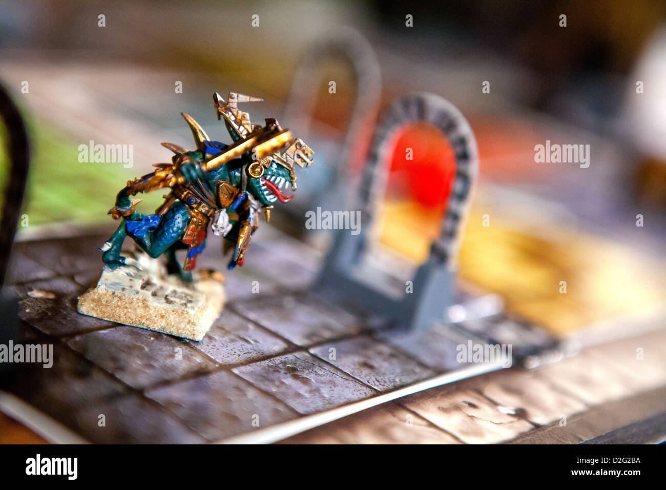 Miniature board gaming figure Stock Photo Alamy