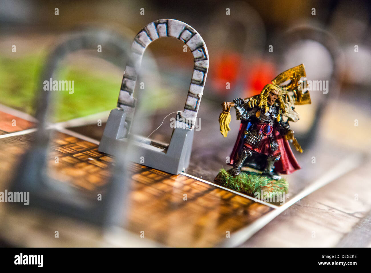 Miniature board gaming figure Stock Photo Alamy